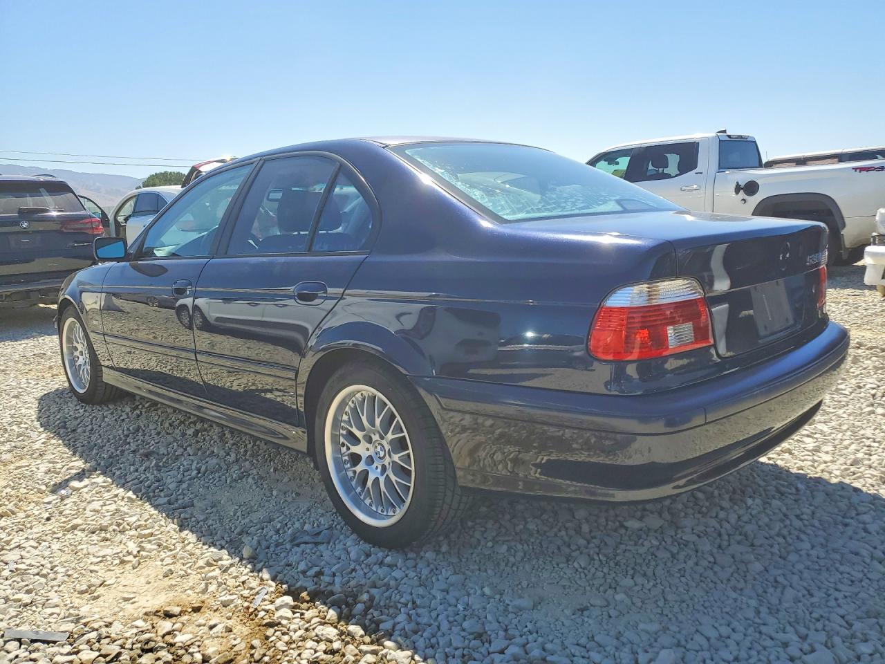 2001 Bmw 530 I Automatic Blue vin: WBADT63421CF05810