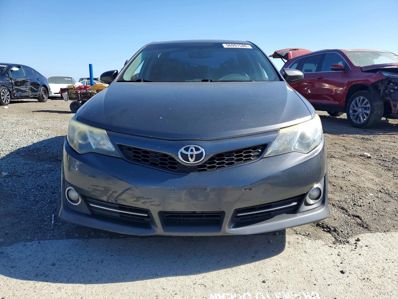 2013 Toyota Camry Se V6 Gray vin: 4T1BK1FK0DU023094