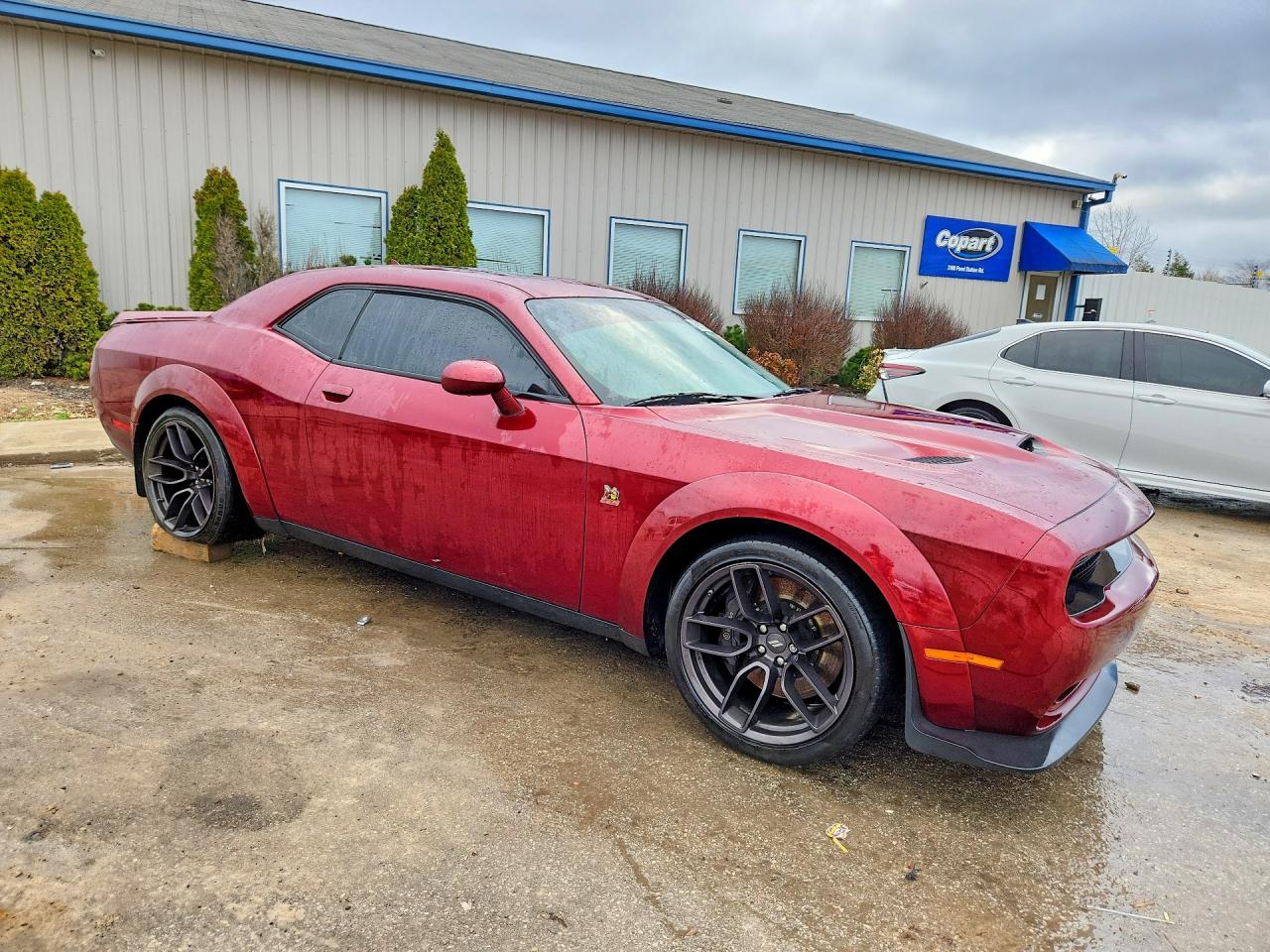 2019 Dodge Challenger R Maroon vin: 2C3CDZFJ6KH750172