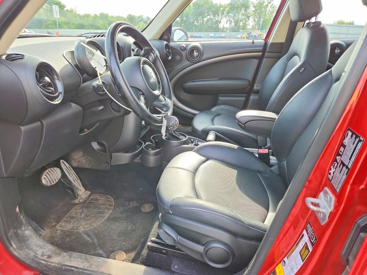 2013 Mini Cooper S Countryman Red vin: WMWZC5C56DWP32457