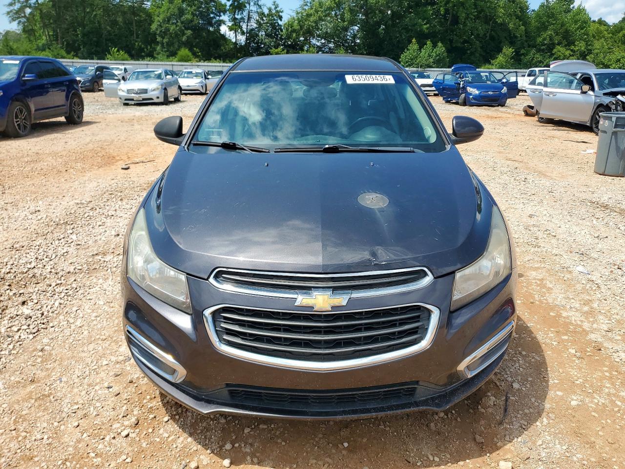 2015 Chevrolet Cruze Lt Серый vin: 1G1PE5SBXF7142361