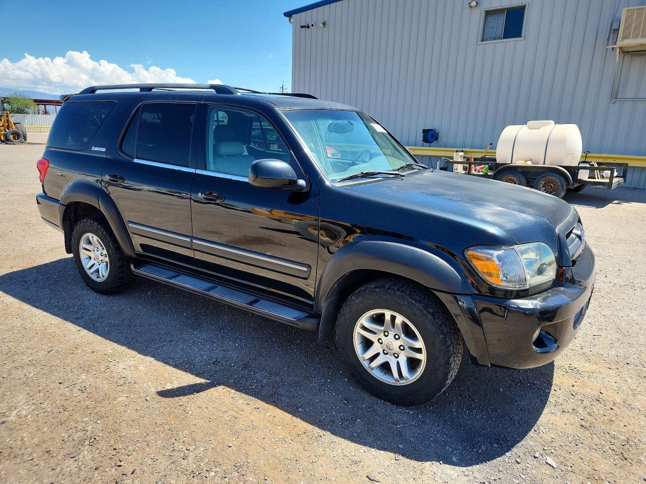 2005 Toyota Sequoia Limited Черный vin: 5TDZT38A55S243613