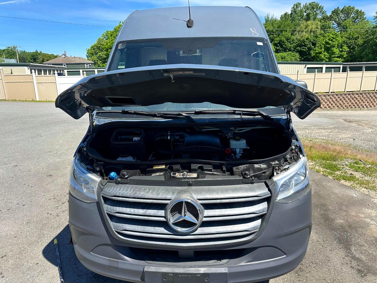 2019 Mercedes-benz Sprinter 2500 Blue vin: WD4PF1CD2KP125275