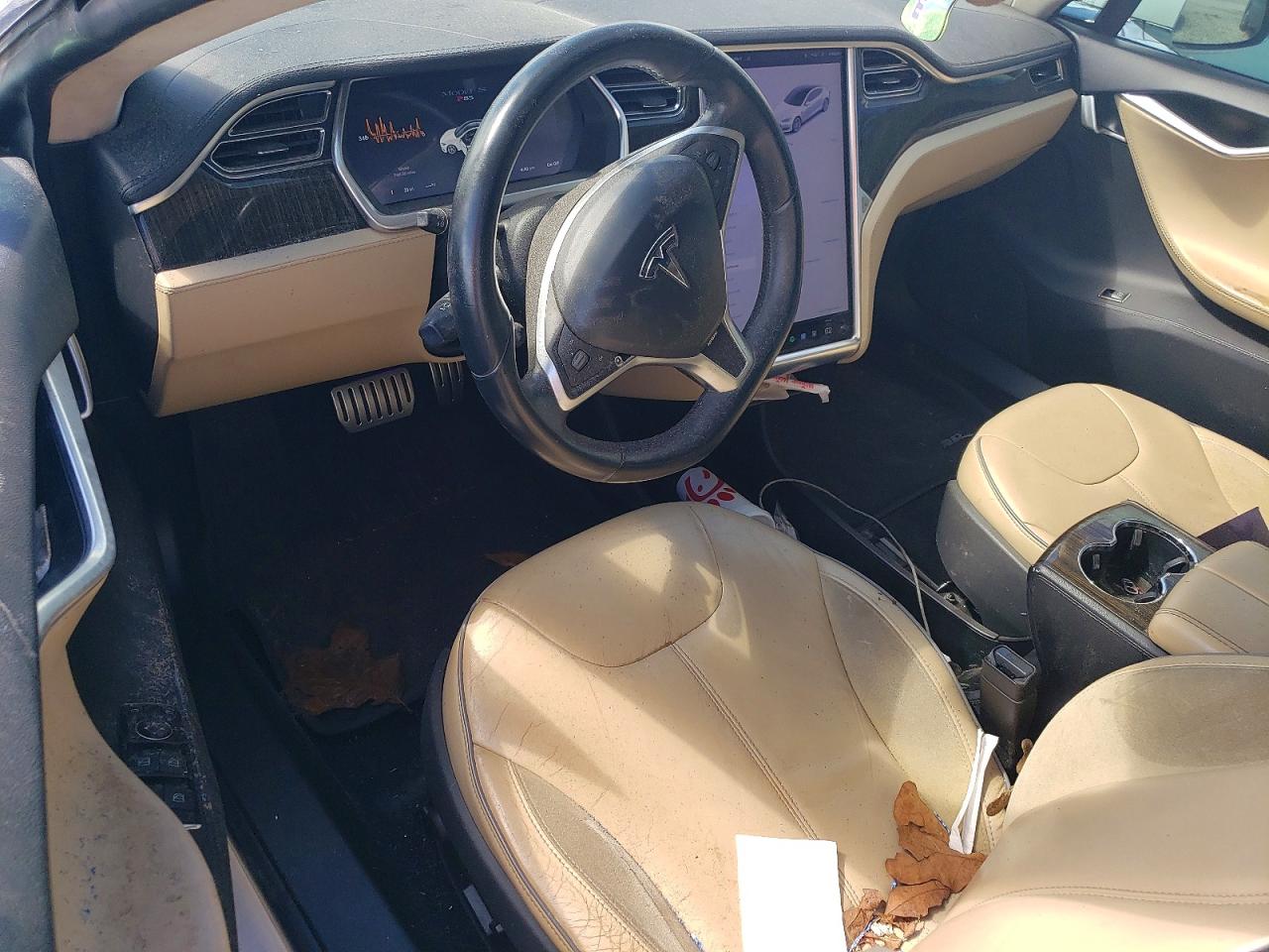 2013 Tesla Model S White vin: 5YJSA1DP7DFP06103