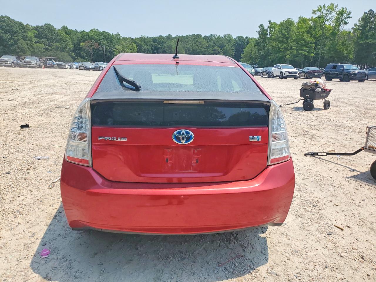 2010 Toyota Prius Ii Красный vin: JTDKN3DU3A0197871