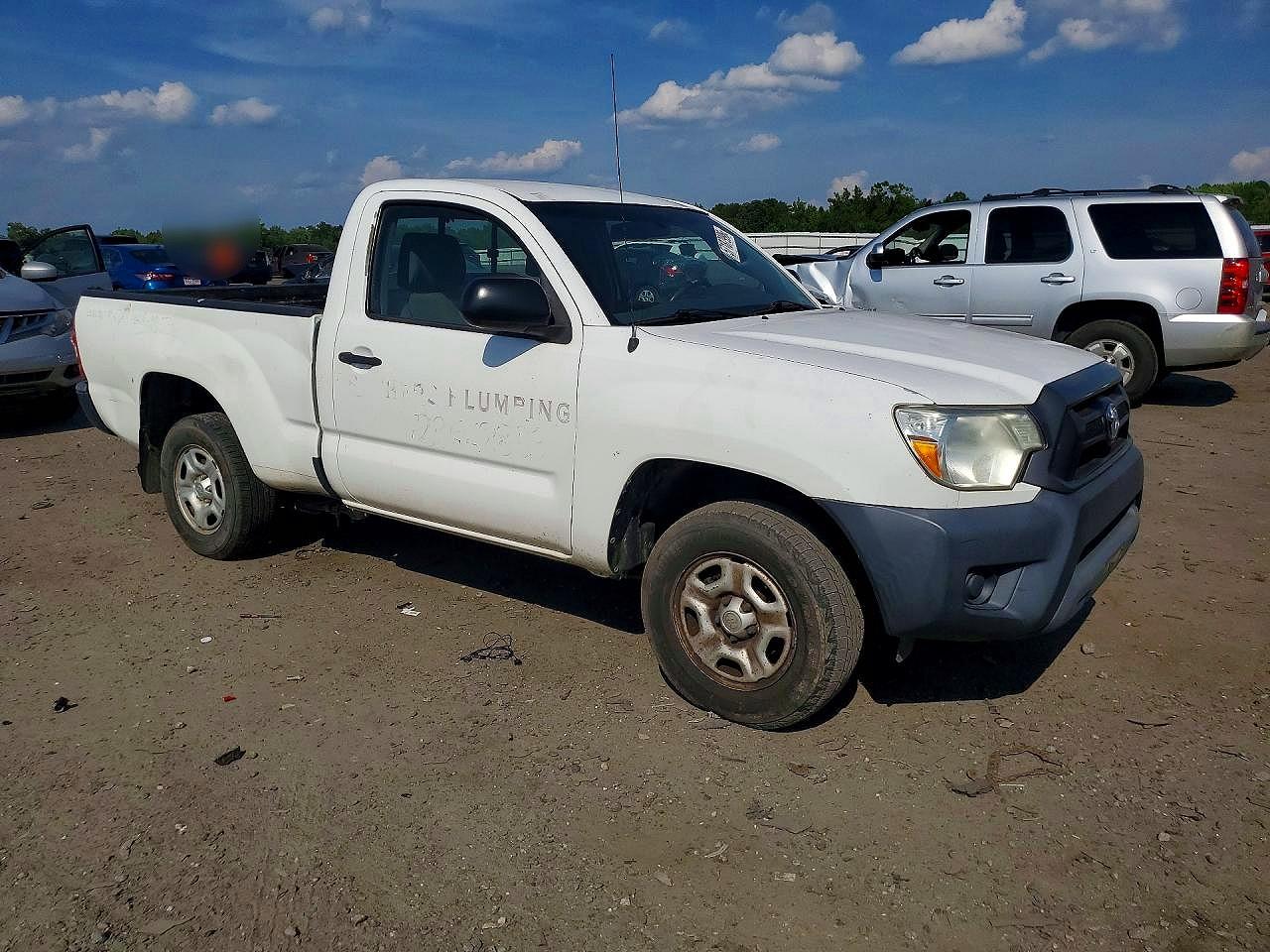 2012 Toyota Tacoma Base White vin: 5TFNX4CN3CX016477