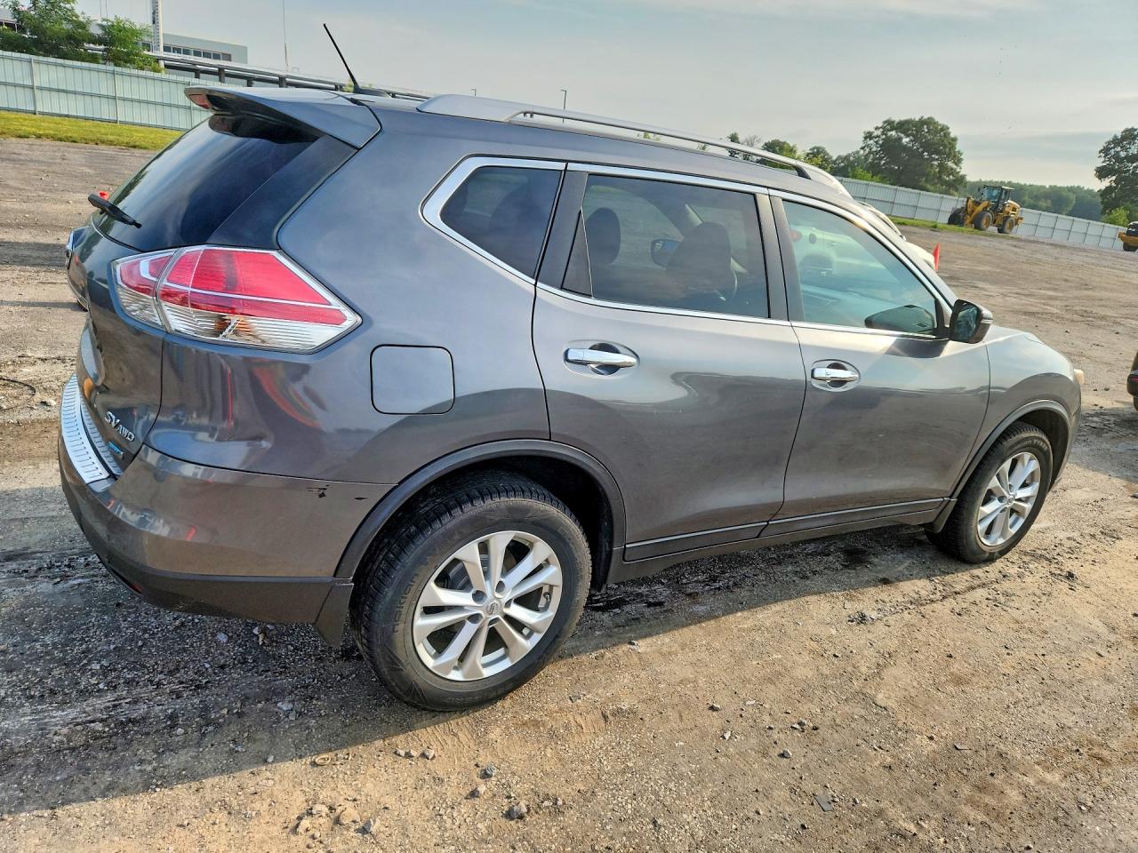2014 Nissan Rogue Sv Gray vin: 5N1AT2MV7EC869497