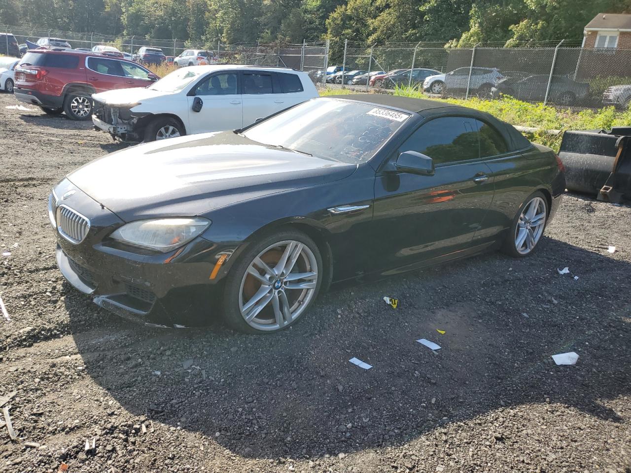 2013 Bmw 650 Xi Blue vin: WBAYP1C57DDX00721