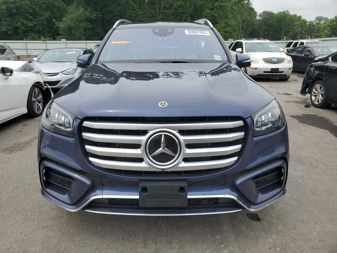 2024 Mercedes-benz Gls 580 4matic Синий vin: 4JGFF8FE4RB053744