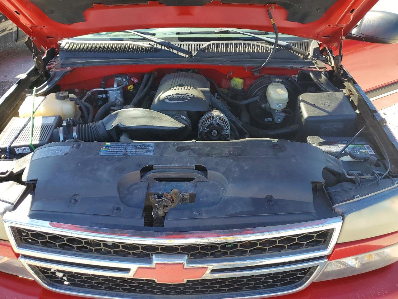 2006 Chevrolet Silverado K1500 Red vin: 1GCEK14T36Z122186