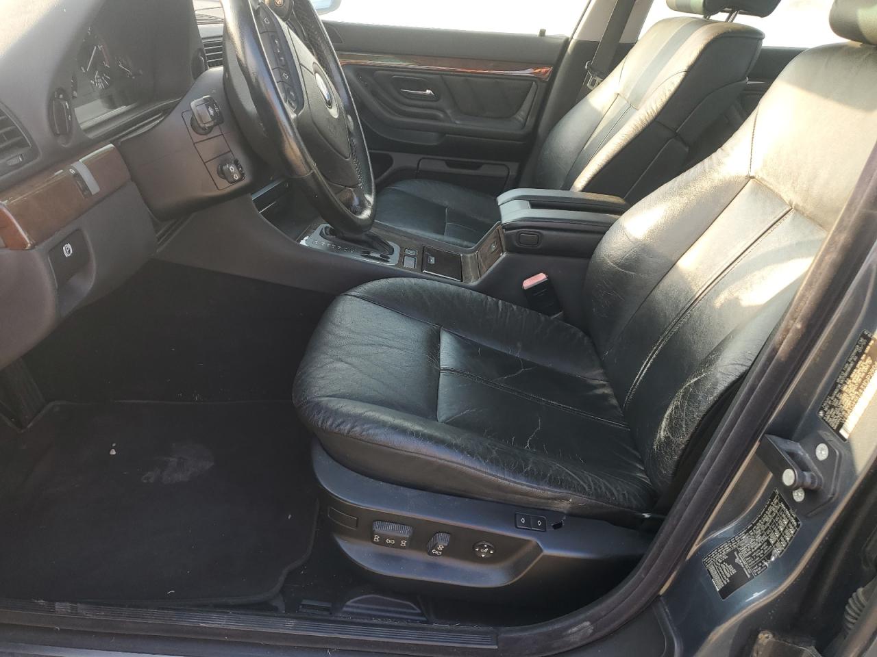 2001 Bmw 740 Il Синий vin: WBAGH83431DP28066
