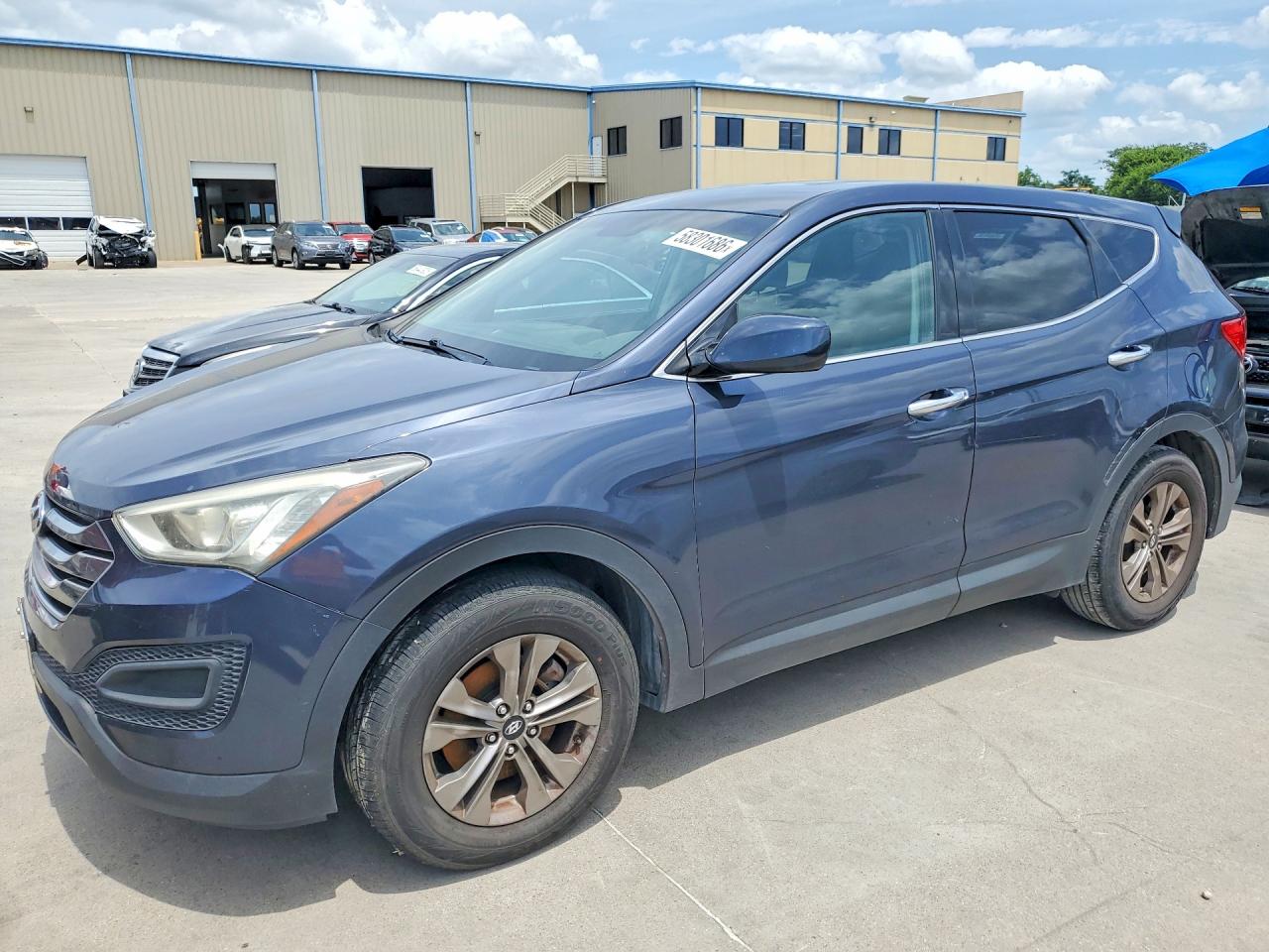 2015 Hyundai Santa Fe Sport 2.4l Blue vin: 5XYZT3LB0FG292328