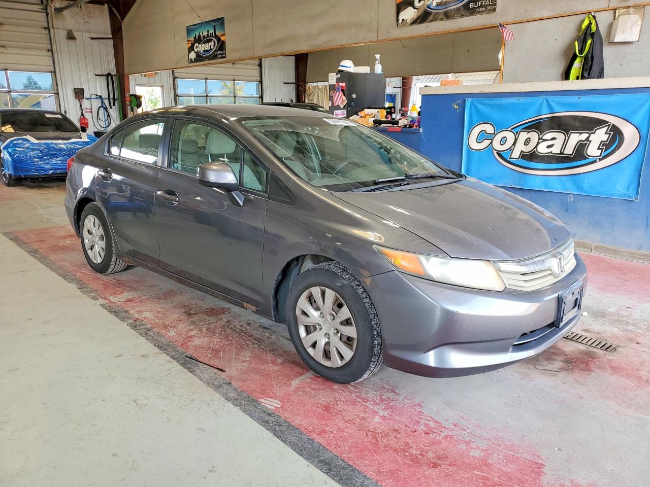 2012 Honda Civic Lx Серый vin: 2HGFB2F50CH300268