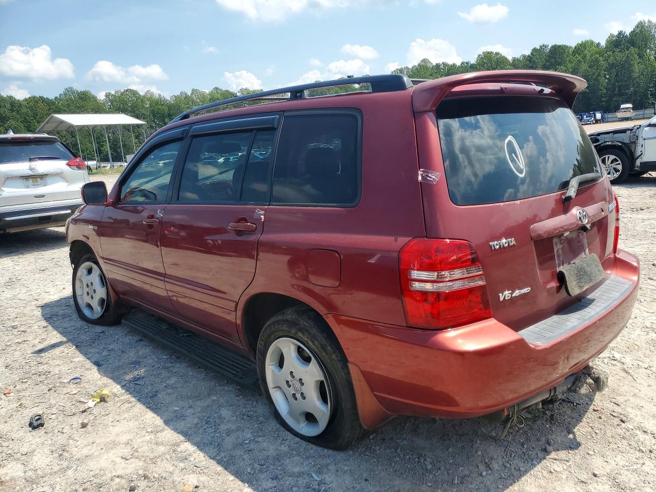 2005 Toyota Highlander Limited Red vin: JTEEP21A150120946