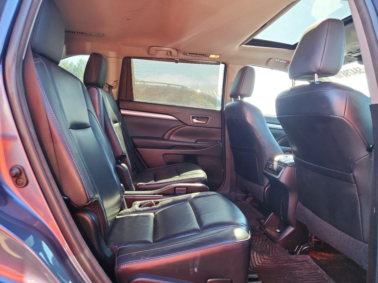 2015 Toyota Highlander Xle Blue vin: 5TDJKRFH4FS129140