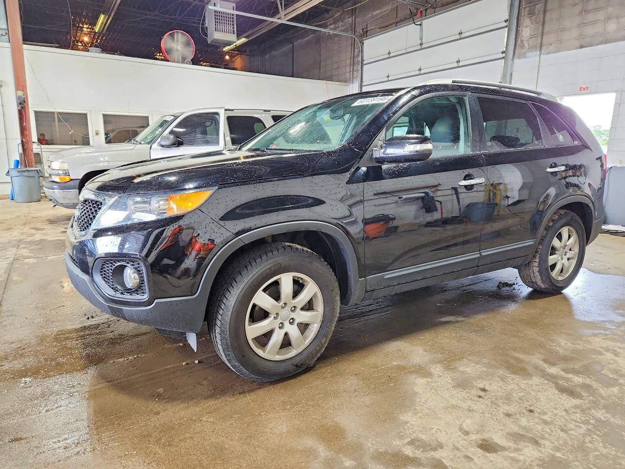 2012 Kia Sorento Lx Black vin: 5XYKT3A6XCG254138