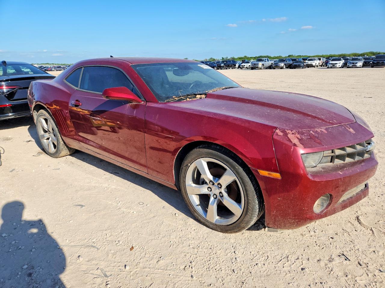 2010 Chevrolet Camaro Lt Maroon vin: 2G1FC1EV4A9165187