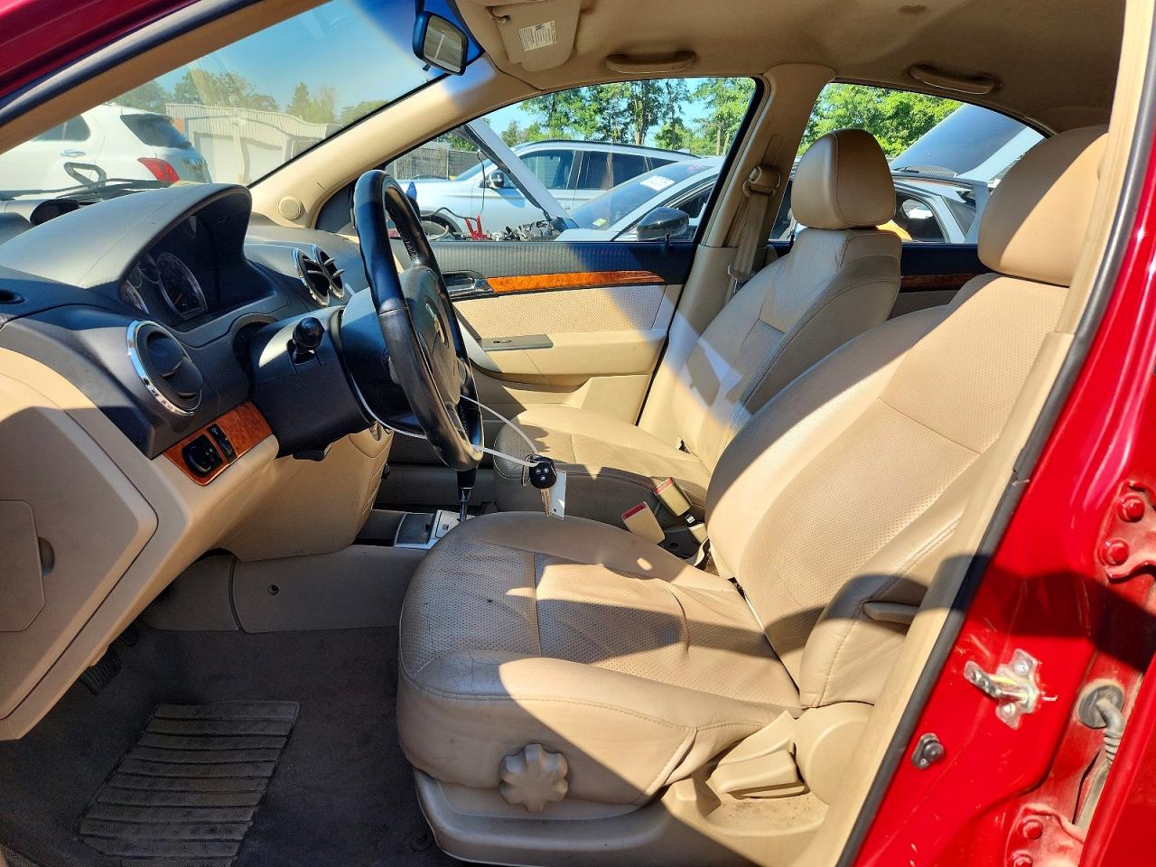2011 Chevrolet Aveo Lt Red vin: KL1TG5DEXBB195261