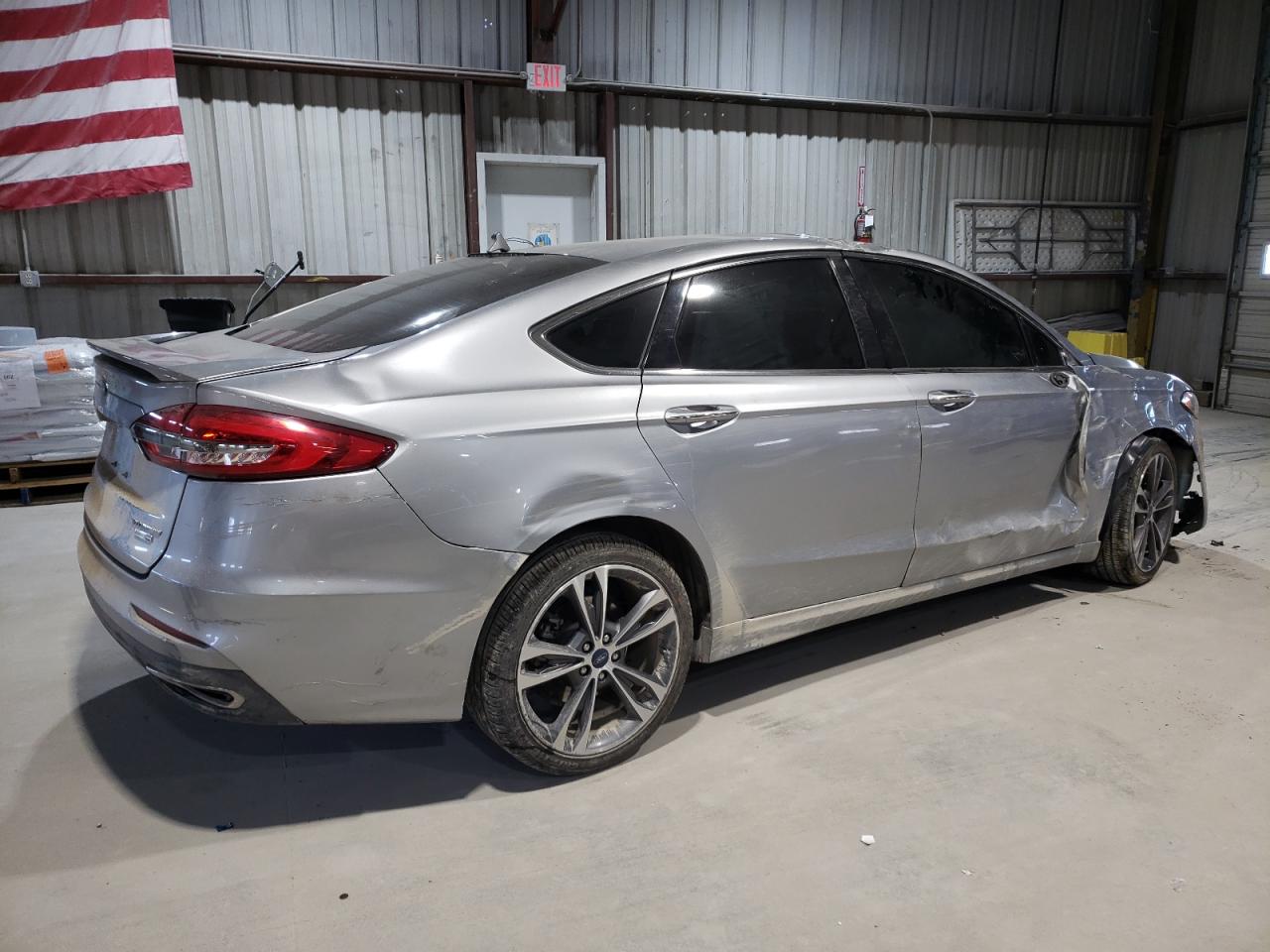 2020 Ford Fusion Titanium Silver vin: 3FA6P0D96LR192808