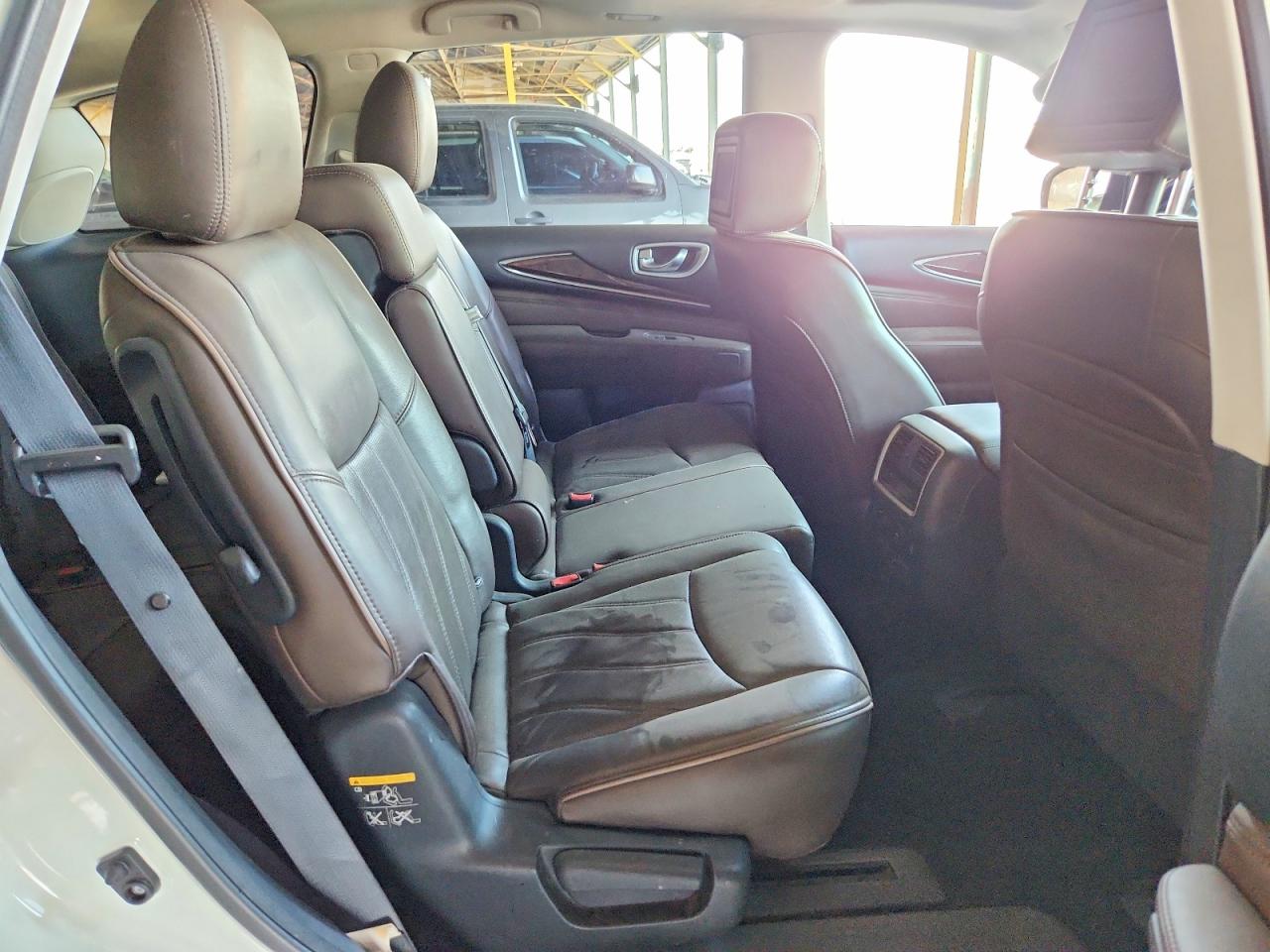2015 Infiniti Qx60 Base White vin: 5N1AL0MM1FC541036