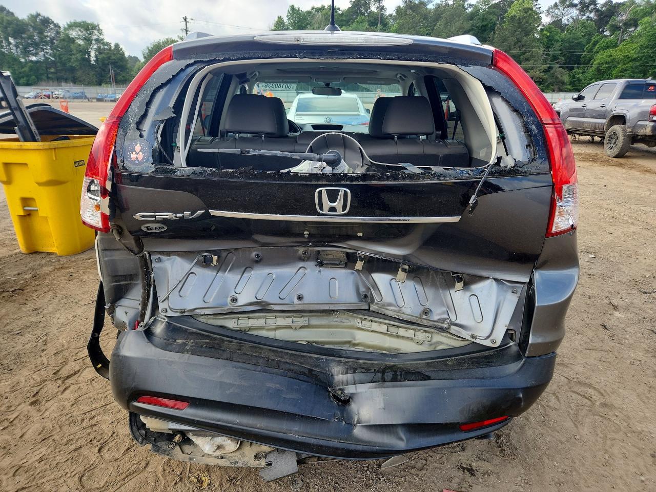 2012 Honda Cr-v Exl Black vin: 2HKRM3H71CH513313
