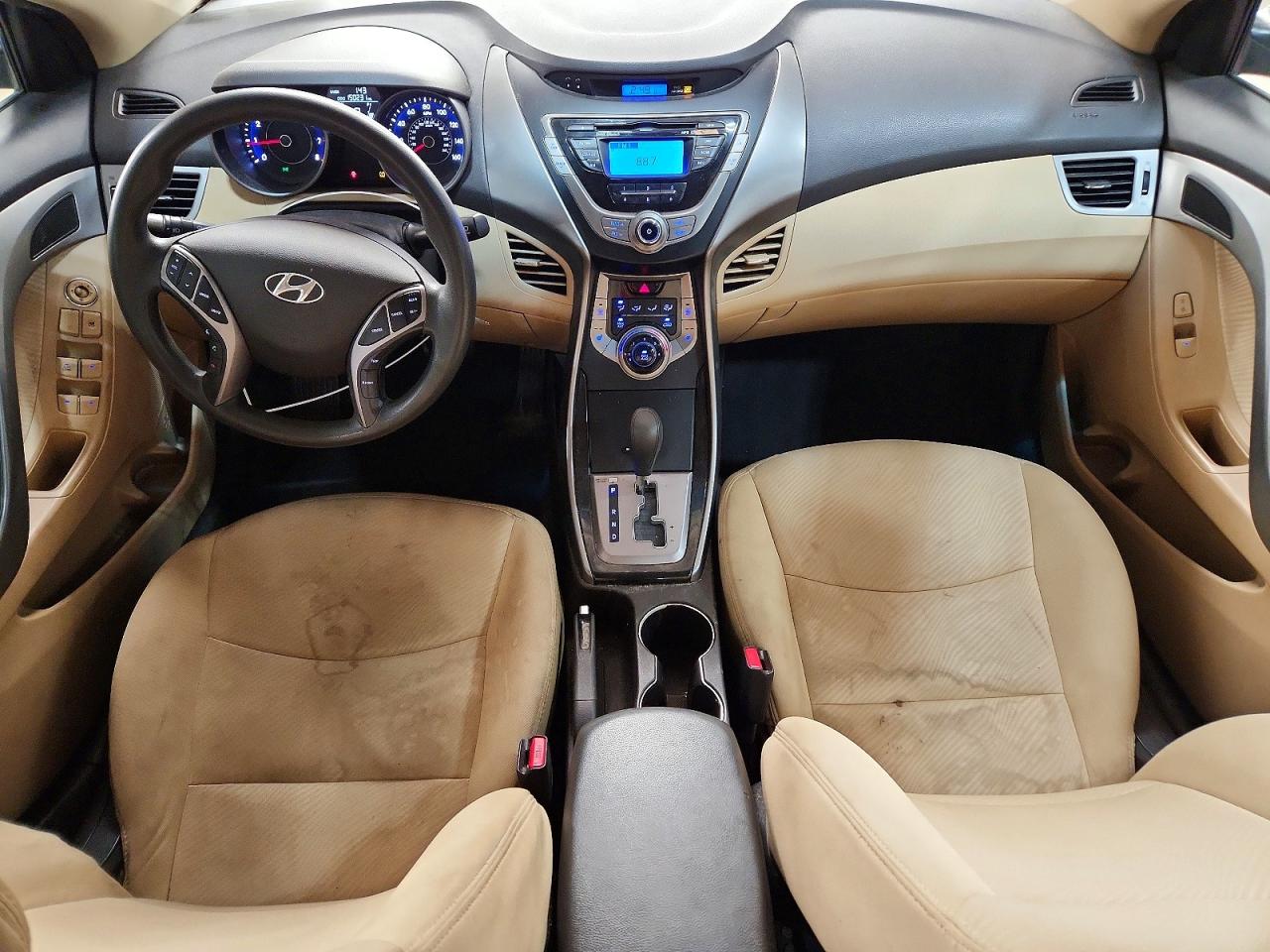 2013 Hyundai Elantra Gls Black vin: 5NPDH4AE3DH195046