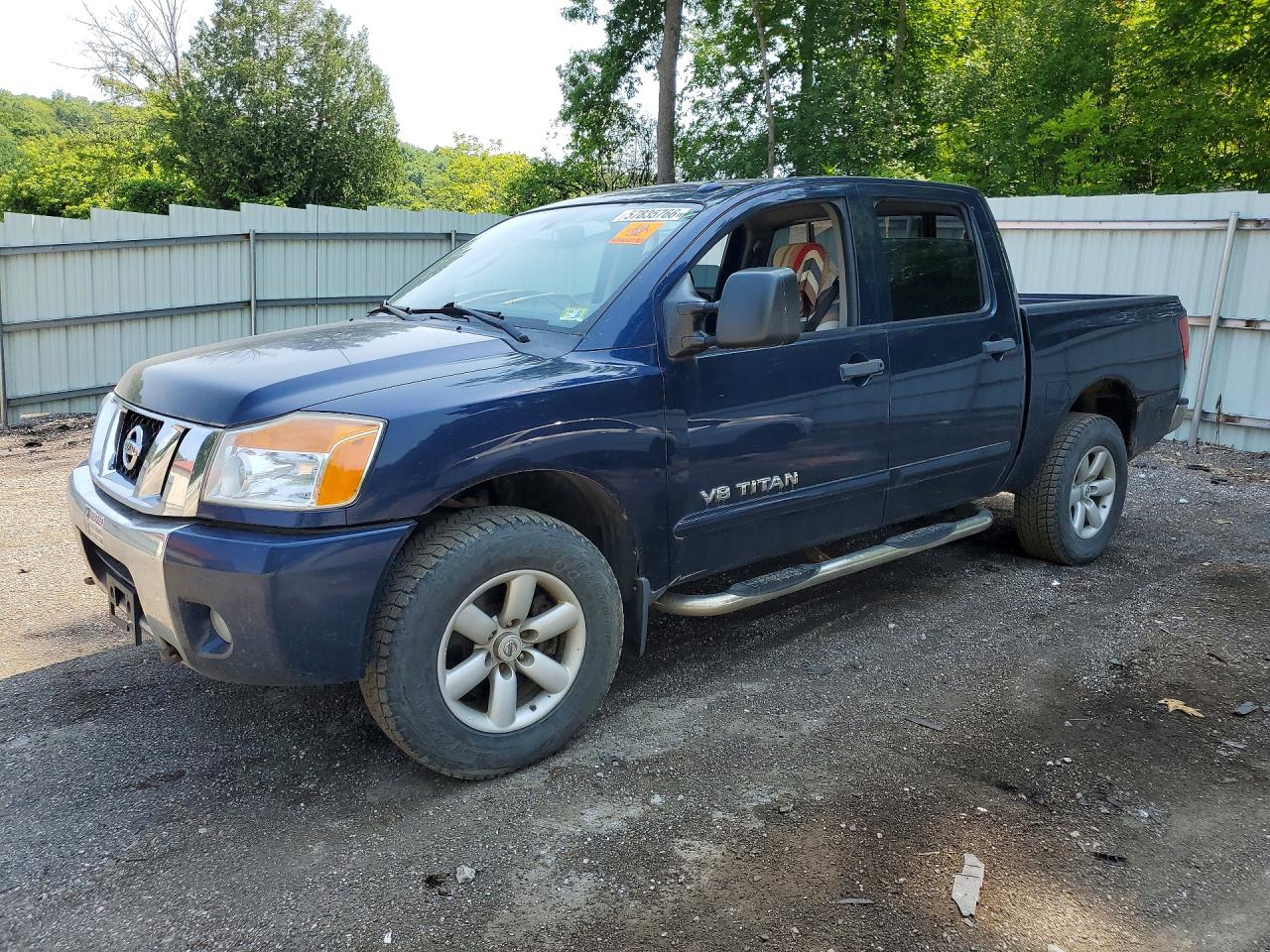 2011 Nissan Titan Sv Blue vin: 1N6AA0EC2BN303224