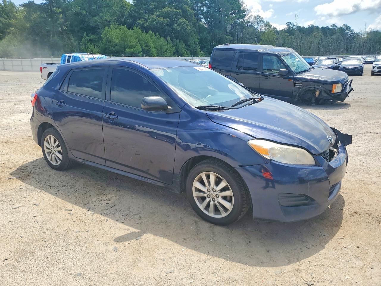 2010 Toyota Matrix Base Blue vin: 2T1KU4EE0AC270958