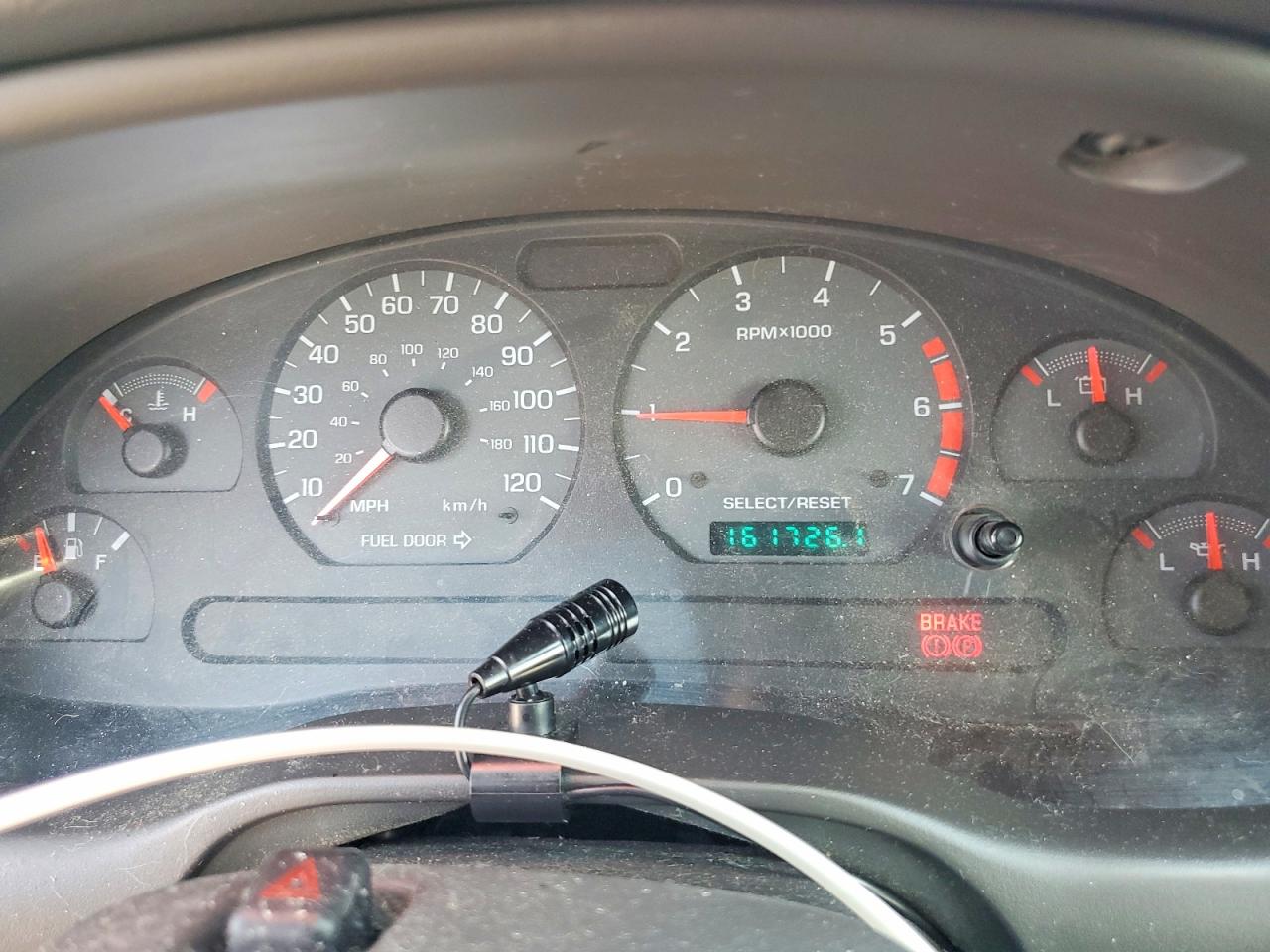 2001 Ford Mustang Silver vin: 1FAFP44491F194784