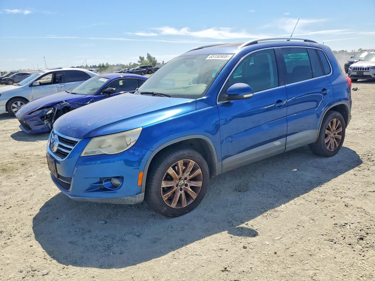 2009 Volkswagen Tiguan Se Blue vin: WVGBV75N69W003224