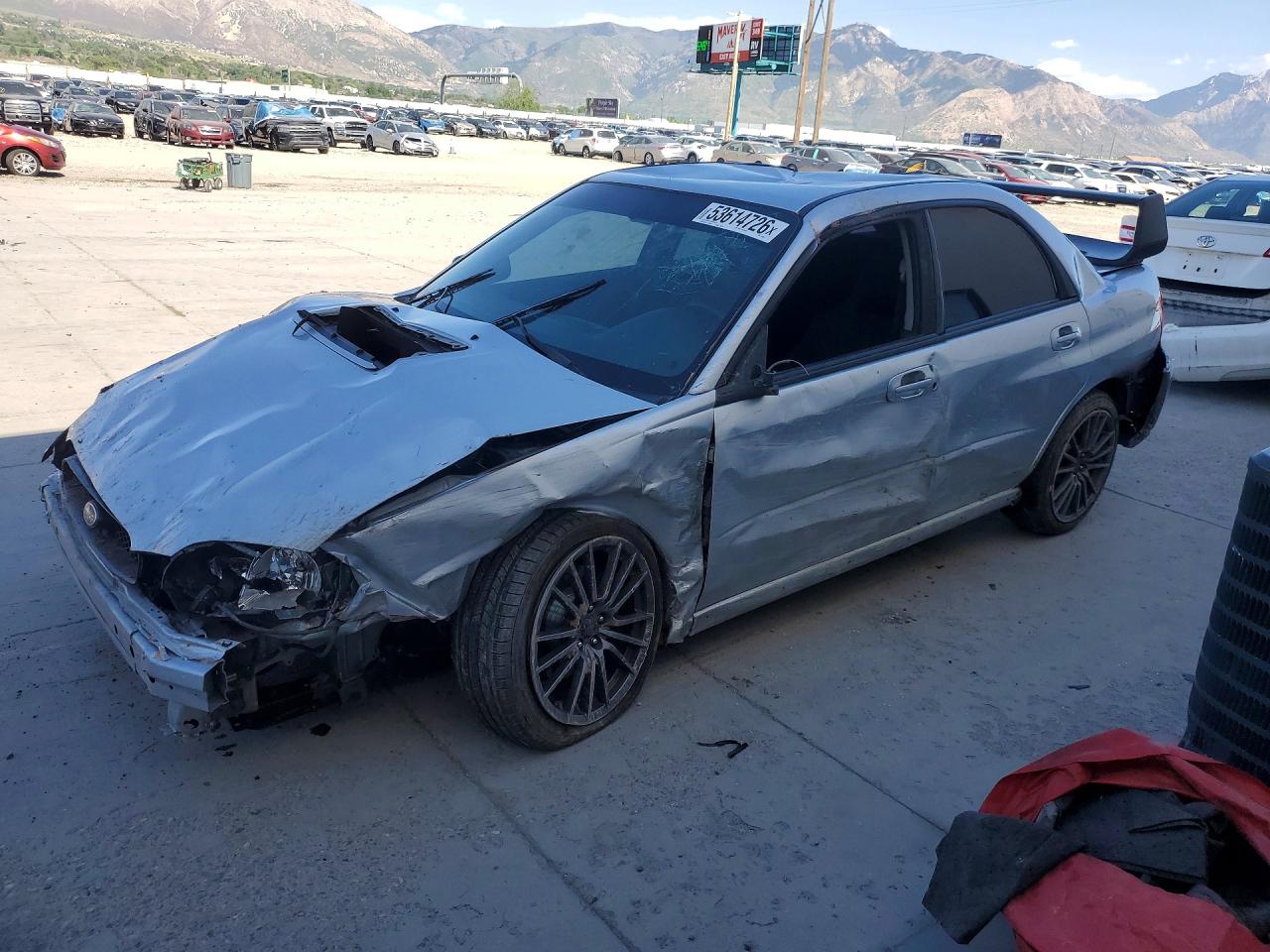 2004 Subaru Impreza Wrx Silver vin: JF1GD29684G504661