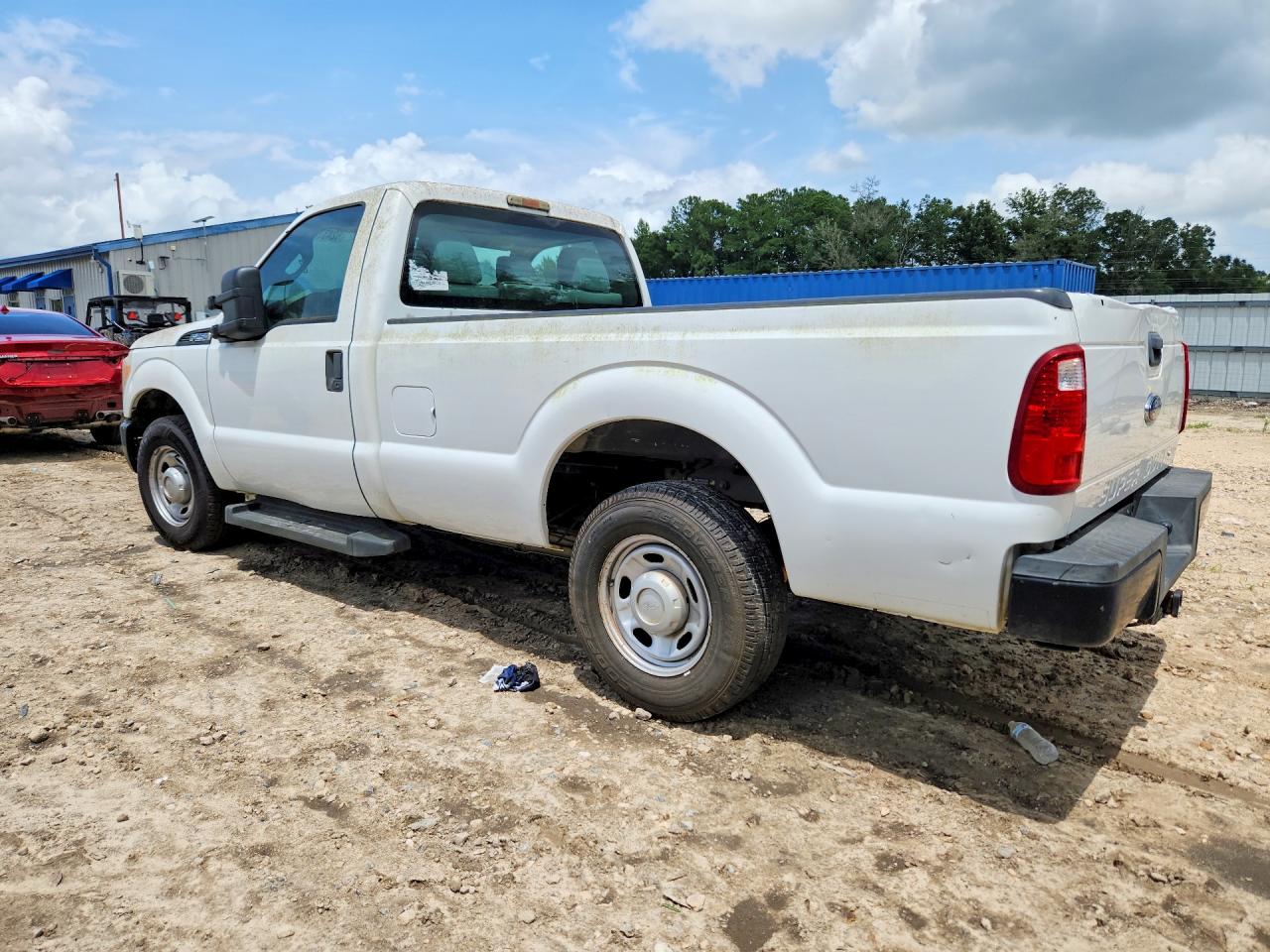 2014 Ford F250 Super Duty White vin: 1FTBF2A66EEA30362