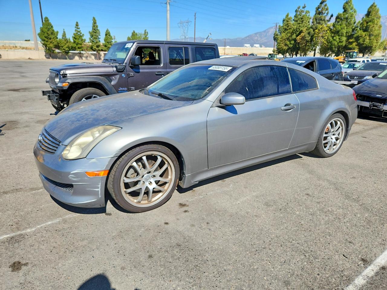2006 Infiniti G35 Base Gray vin: JNKCV54E16M722109
