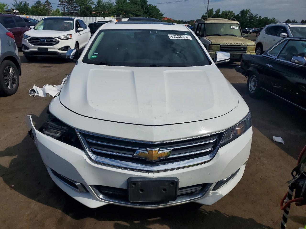 2014 Chevrolet Impala Lt White vin: 1G1115SL2EU144034