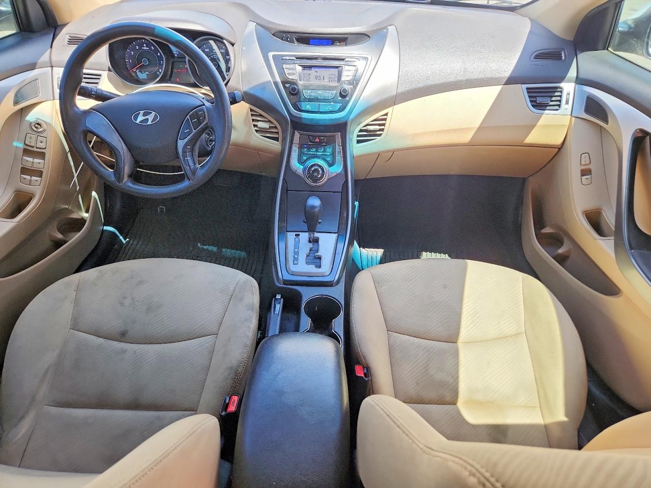 2013 Hyundai Elantra Gls White vin: 5NPDH4AE2DH368961