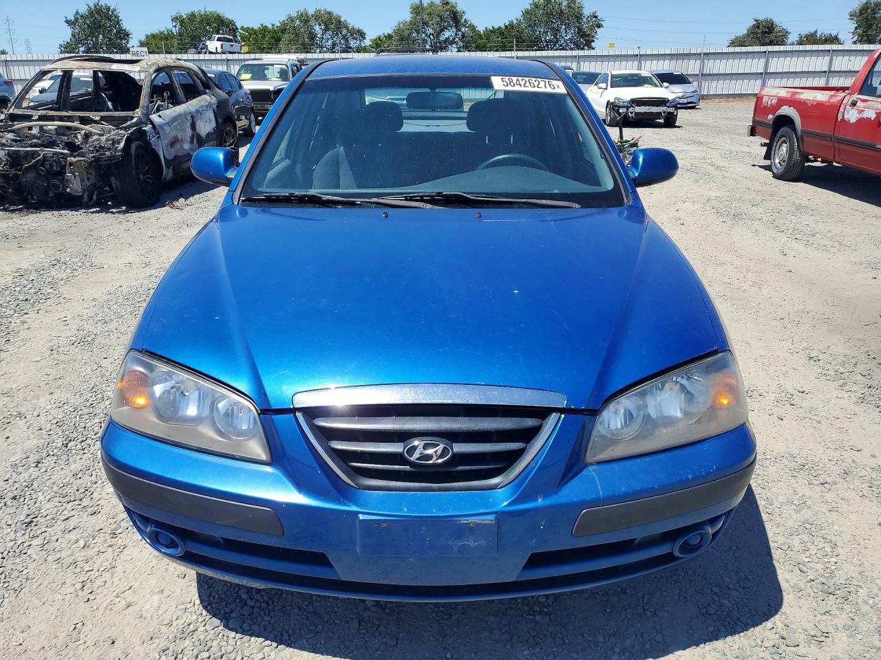 2006 Hyundai Elantra Gls Blue vin: KMHDN56D66U181290