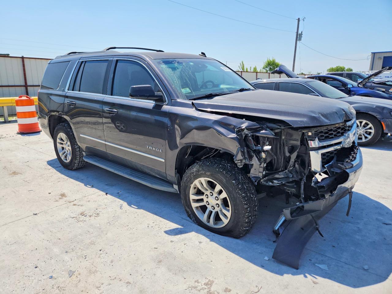 2015 Chevrolet Tahoe K1500 Lt Charcoal vin: 1GNSKBKC2FR280215
