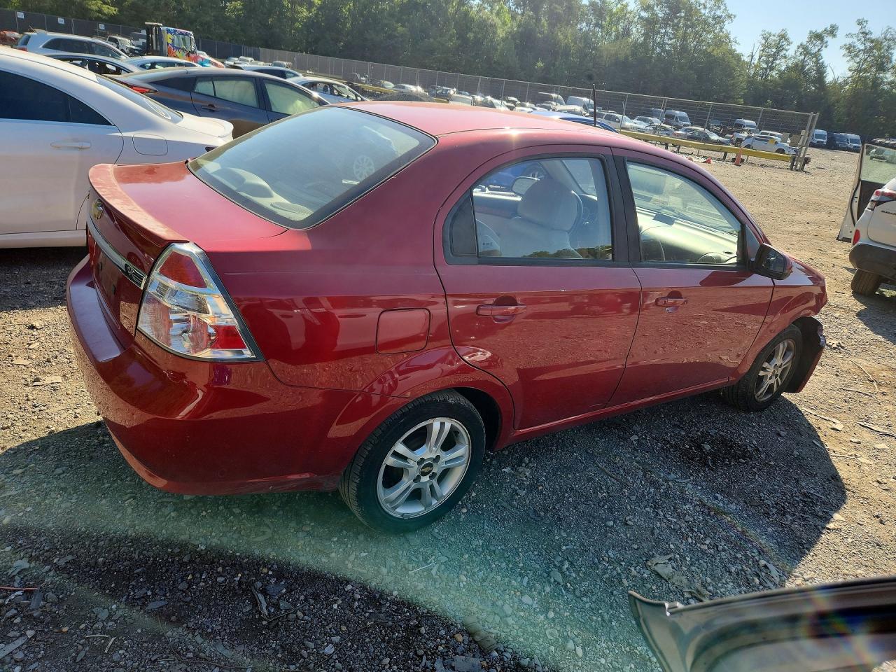 2011 Chevrolet Aveo Lt Red vin: KL1TG5DEXBB195261