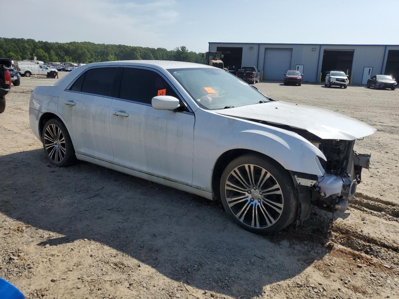 2013 Chrysler 300 S White vin: 2C3CCABG2DH515513