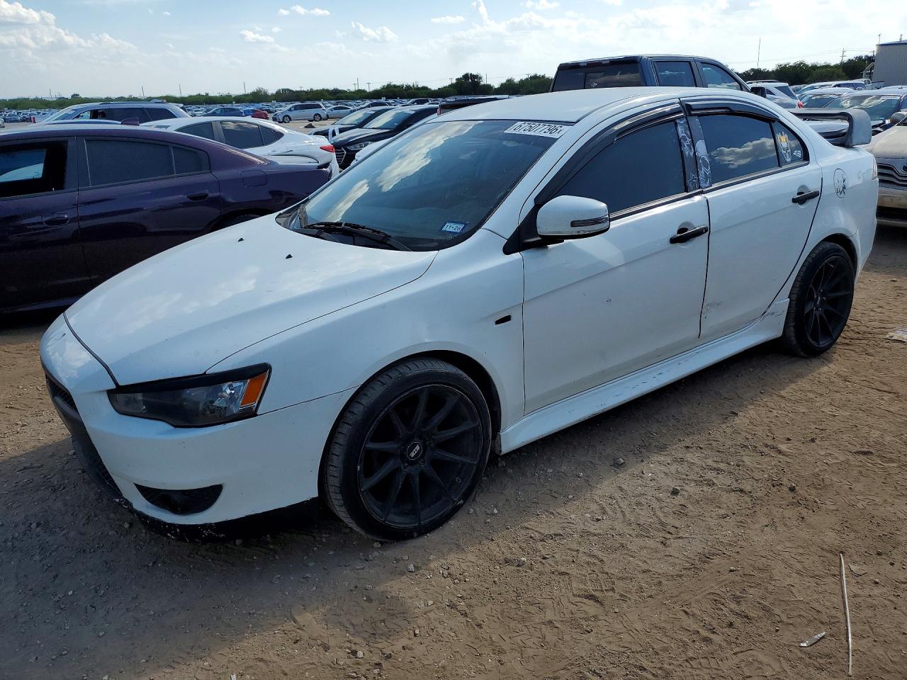 2015 Mitsubishi Lancer Es White vin: JA32U2FU7FU025870