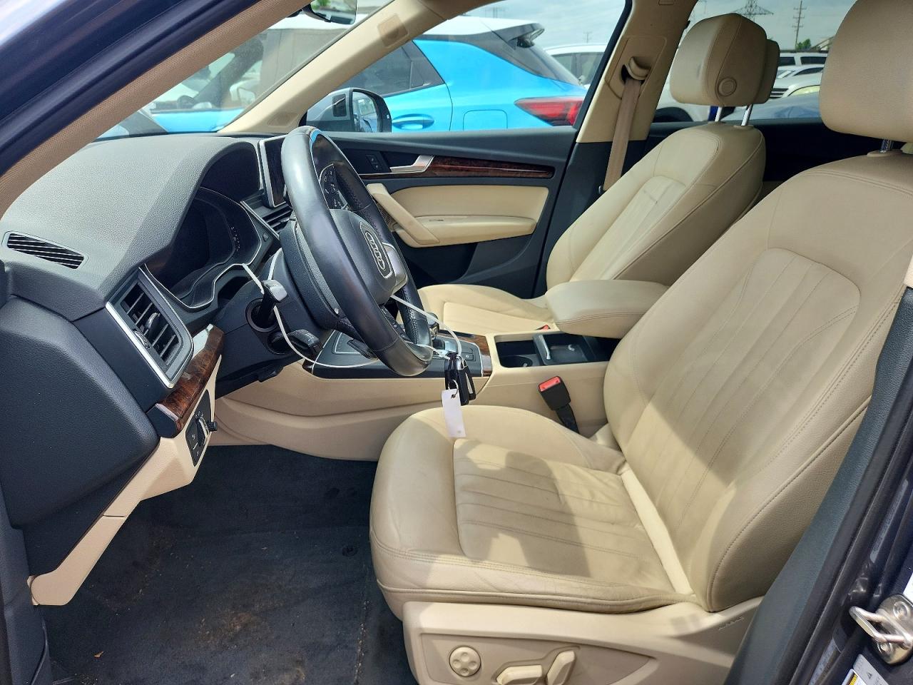 2018 Audi Q5 Premium Plus Серый vin: WA1BNAFY9J2142036