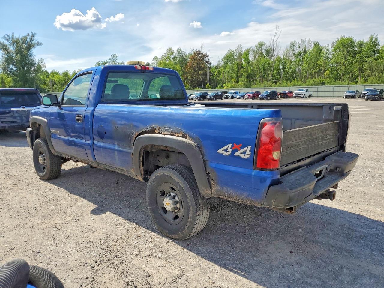 2004 Chevrolet Silverado K2500 Heavy Duty Синий vin: 1GCHK24U04E130214