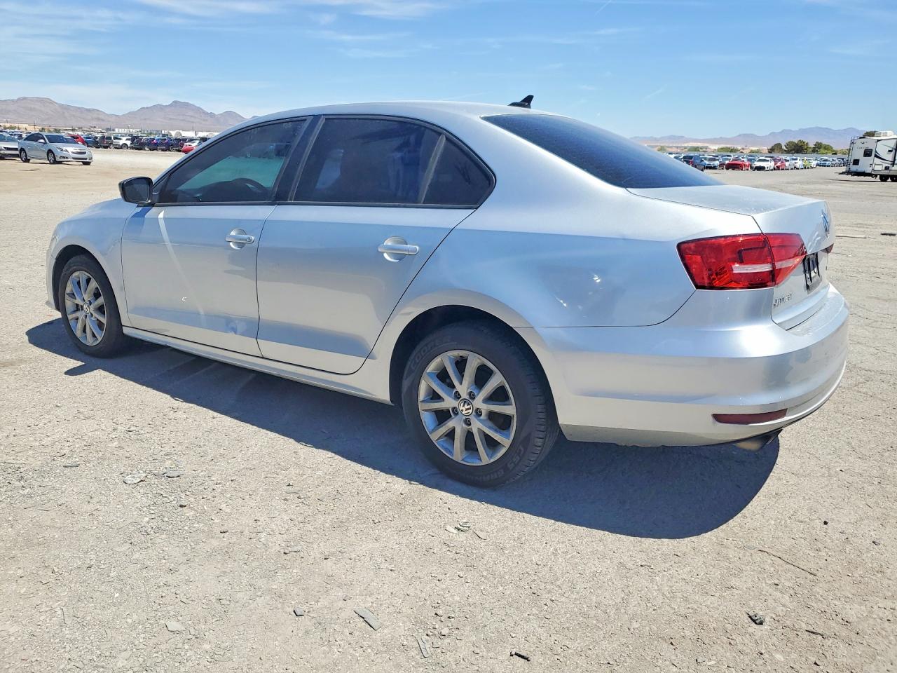 2015 Volkswagen Jetta Se Silver vin: 3VWD17AJ1FM296227