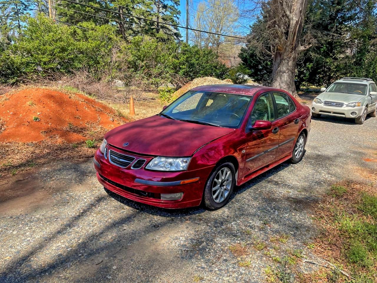 2005 Saab 9-3 Arc Красный vin: YS3FD49Y951017601