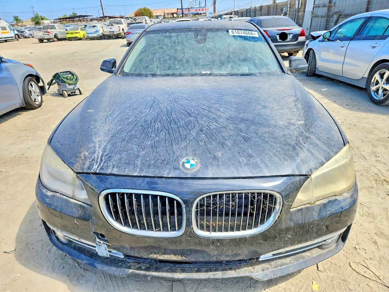 2015 Bmw 740 I Black vin: WBAYA6C5XFD827027