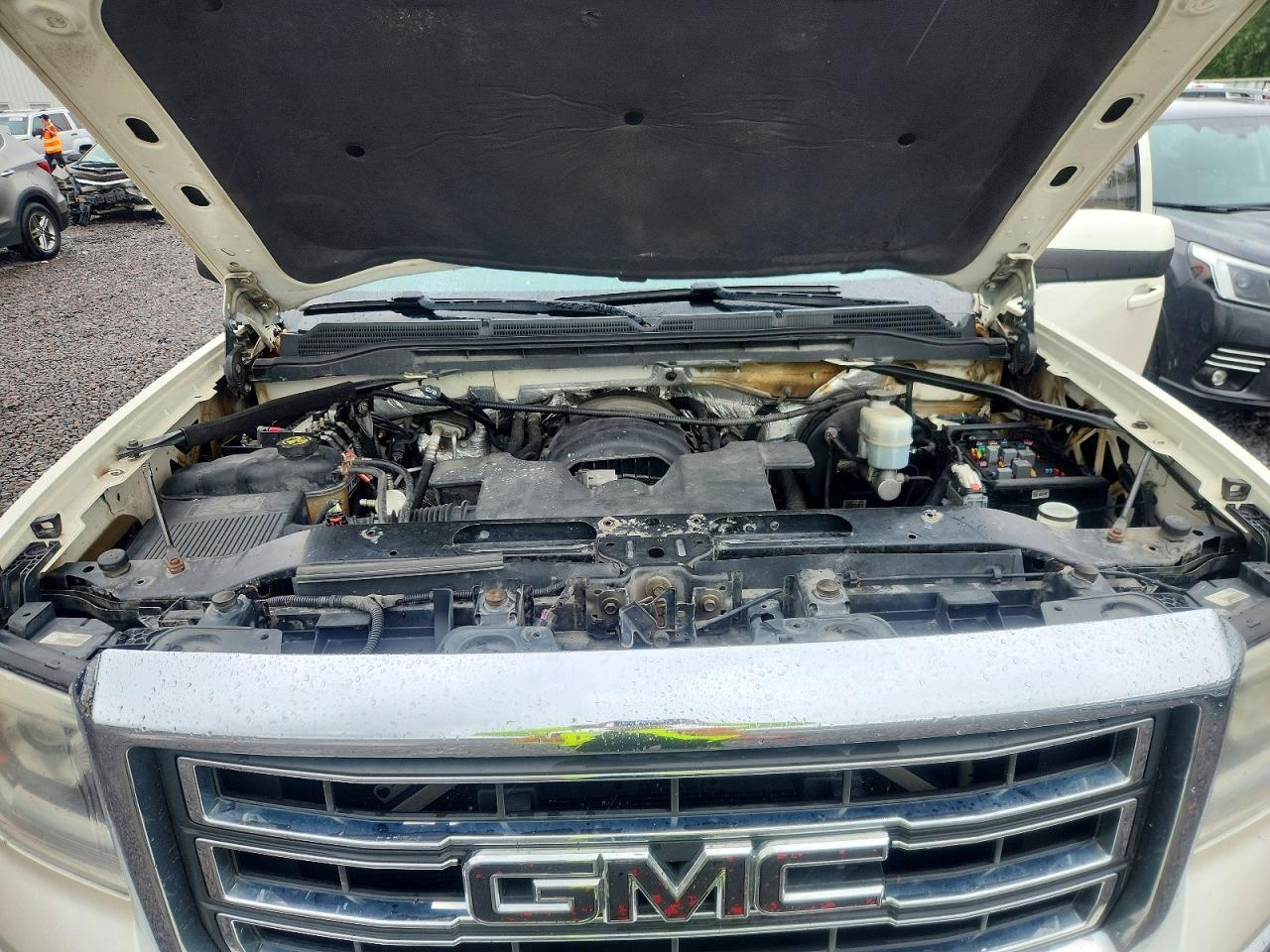 2014 Gmc Sierra K1500 Sle White vin: 3GTU2UEC6EG133385