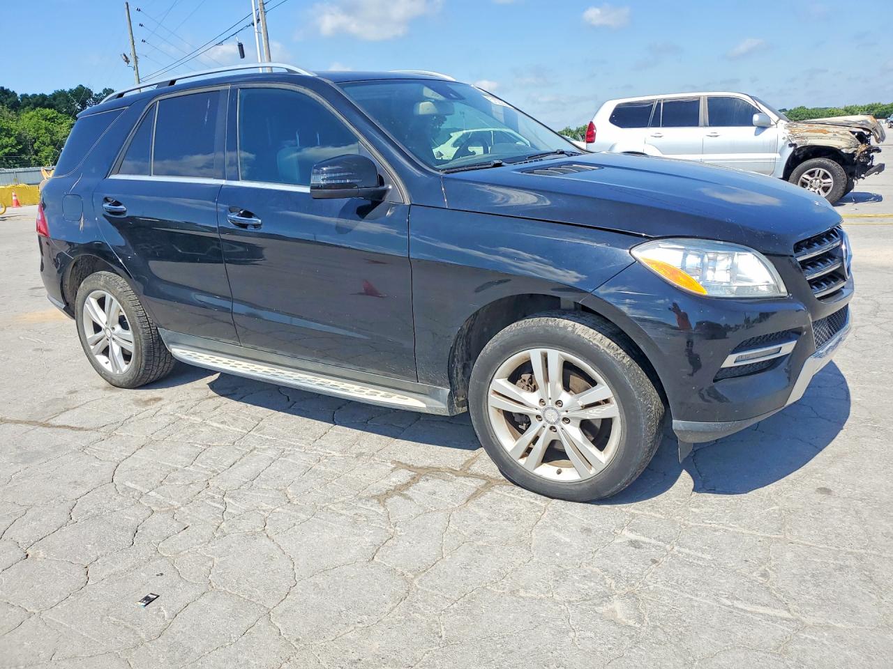 2015 Mercedes-benz Ml 350 4matic Black vin: 4JGDA5HB4FA541925