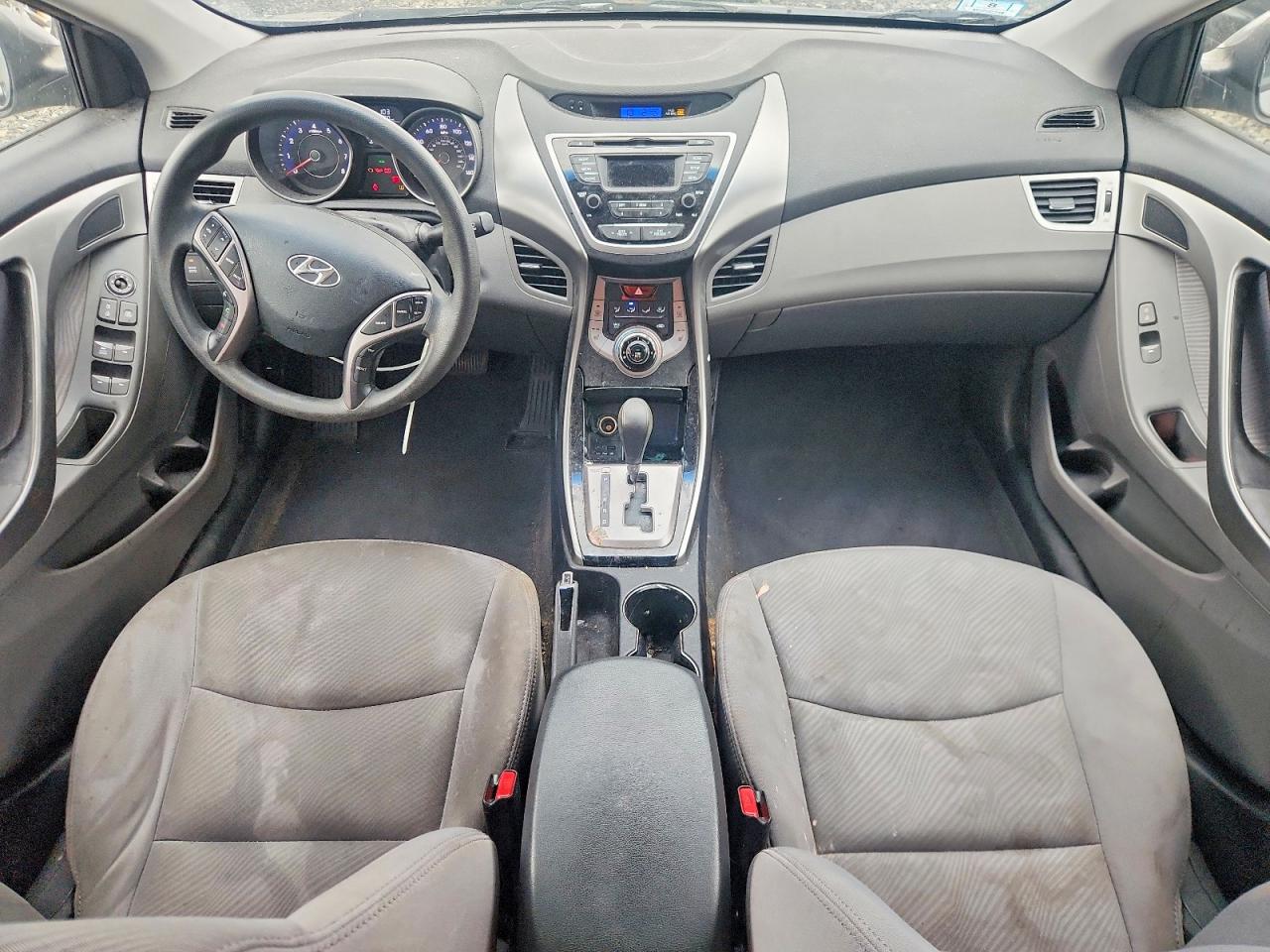 2013 Hyundai Elantra Gls Gray vin: 5NPDH4AE8DH378135