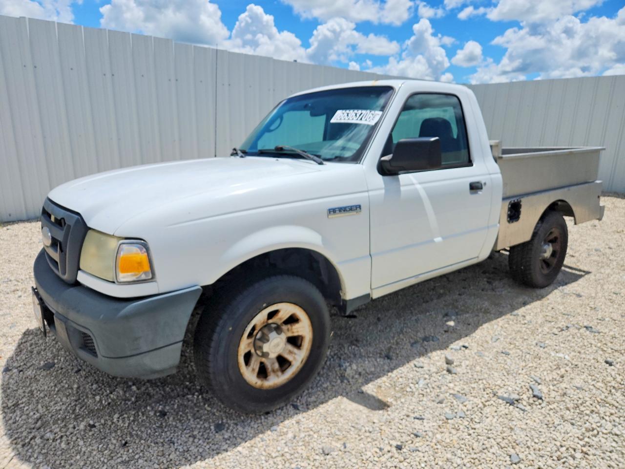 2007 Ford Ranger White vin: 1FTYR10D27PA83157