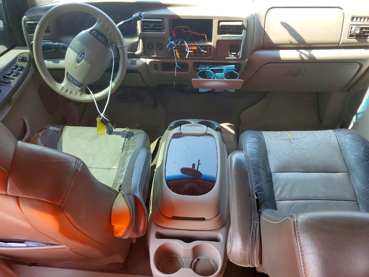 2004 Ford Excursion Eddie Bauer Green vin: 1FMNU44P14EE06561